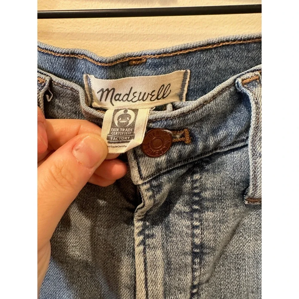 Madewell The ‎ Perfect Vintage Jeans Women 26 90s Mom Jeans High-Rise Tapered